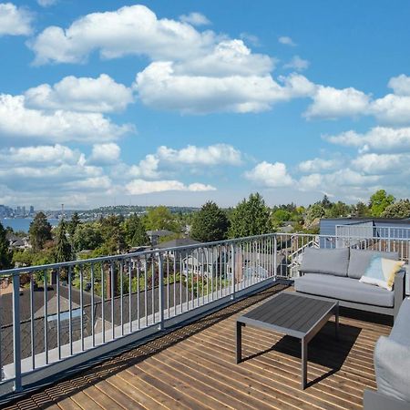 Rooftop Patio With Waterview, Private Garden & Grill 3Br 3Ba- Modern Cityscape Βίλα Σιάτλ Εξωτερικό φωτογραφία